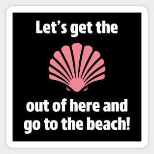 Go To The Beach Sticker